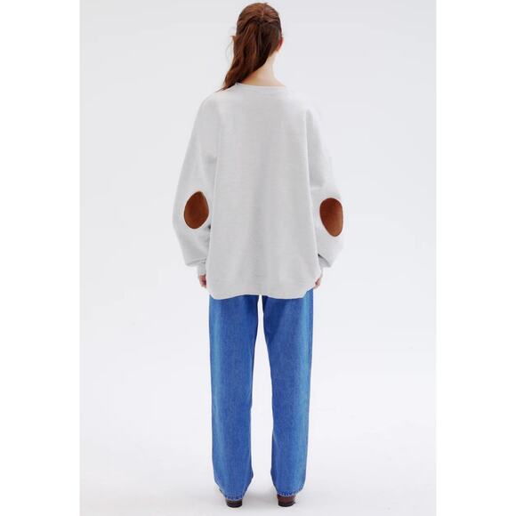 The BAR Ember Sweatshirt Grey Brown Embroidered Size XL - Picture 4 of 9